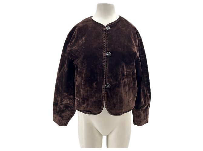 Massimo Dutti Jacke braun