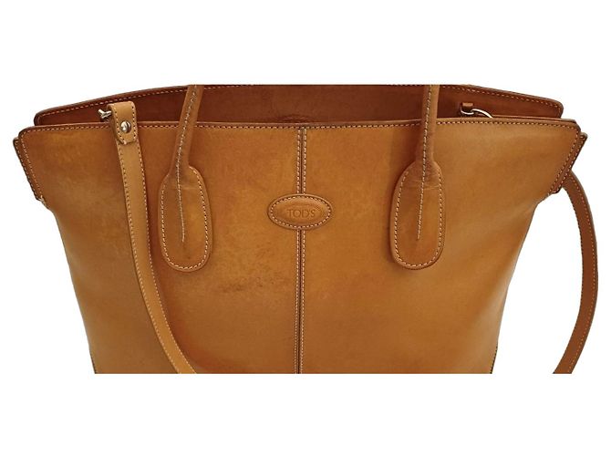 Borsa Tod's D Bag in pelle bronzo