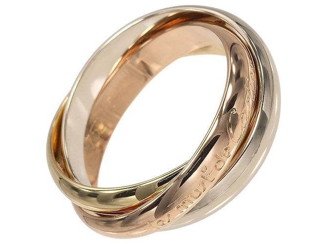 Anillo Cartier Trinity en oro rosa blanco y amarillo 18K