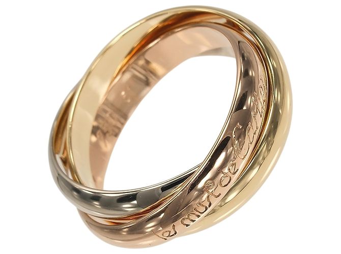 Anello Trinity Cartier in oro rosa bianco e giallo 18K