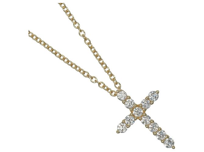 Collar XS Cross en Oro Amarillo de 18K de Tiffany & Co.