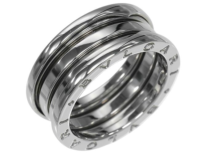 Bulgari Anillo B.ZERO1 de 3 bandas en oro blanco de 18K Bvlgari