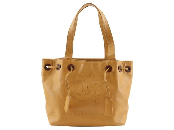 Borsa Tote Chanel Coco Mark Marrone