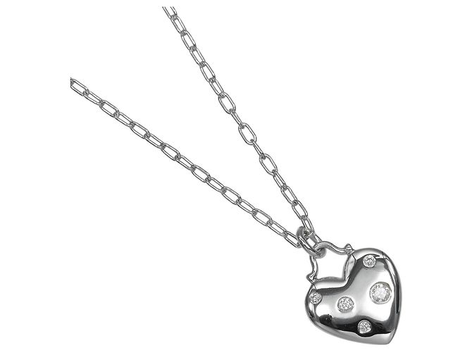 Collar Sentimental Heart en Oro Blanco de 18K de Tiffany & Co.