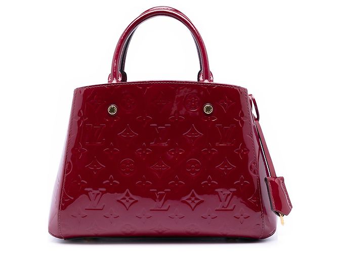 Louis Vuitton Monogram Vernis Montaigne BB Rose