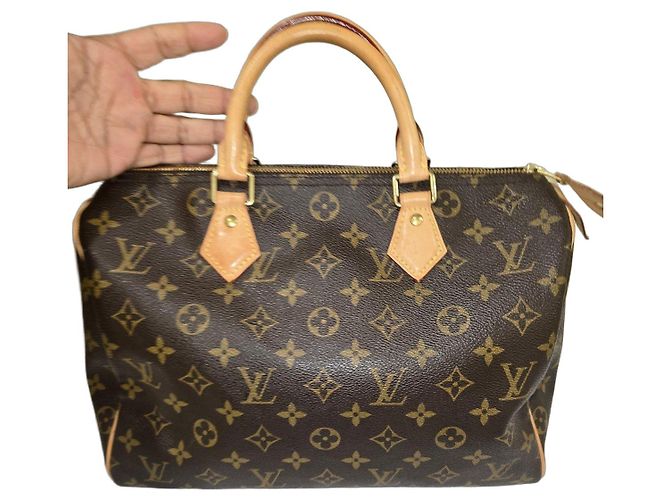 Bolsa Louis Vuitton Speedy 30 Monogram Marrom Monograma