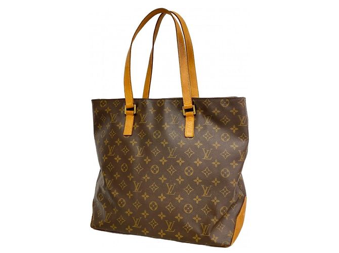 Borsa Tote Cabas Mezzo Monogram Louis Vuitton Marrone
