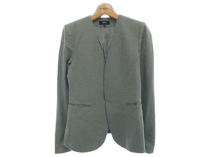 Theory Jacket Green Khaki