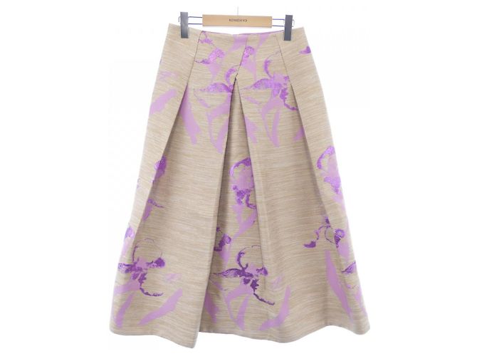Autre Marque Falda de cajón Rosa Beige
