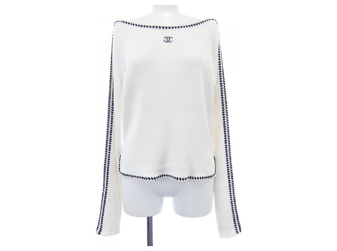 Chanel P72010K10343 Top Nero Bianco