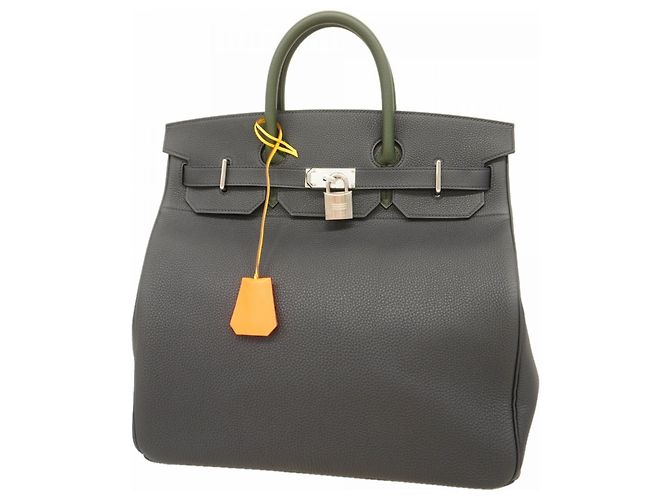 Borsa Haut à Courroies 40 di Hermès Blu navy
