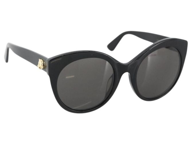 GUCCI Sunglasses plastic Black Auth bs34418