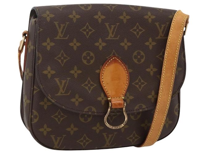 LOUIS VUITTON Monogram Saint Cloud GM Shoulder Bag M51242 LV Auth AMZ154