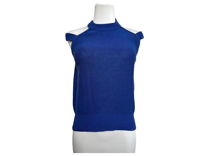 Chloé Top Vintage Chloe Blu 40/L