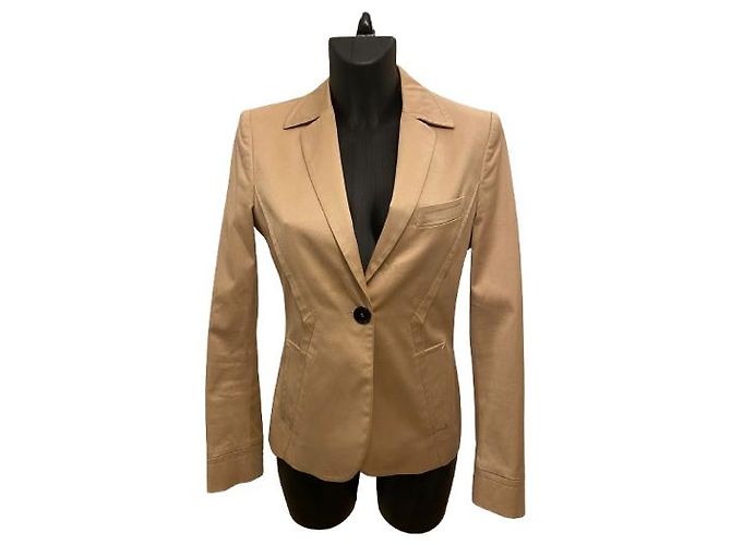 Blazer de algodón beige Gucci
