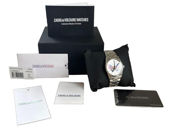 Orologio Zadig & Voltaire 'Rock Strap Bijou' con quadrante a farfalla Multicolore