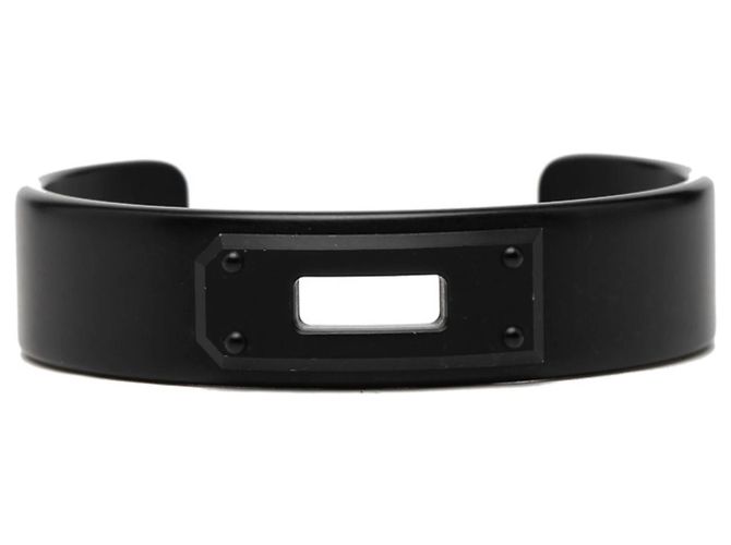 Bracciale Kelly di Hermès in alluminio nero