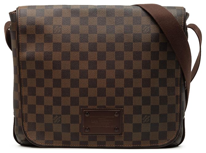 Louis Vuitton Marrom Damier Ebene Brooklyn MM