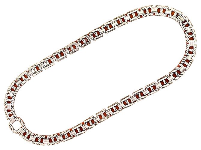 Collar de Plata Grandspore de Hermès 