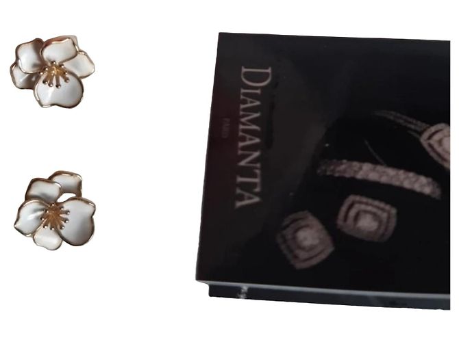 Autre Marque Orecchini Diamanta Orchid in oro giallo Gold hardware