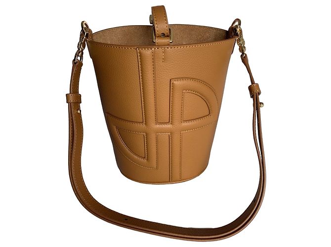 Autre Marque PATOU Borsa a Secchiello JP PM Pelle Camel Cammello