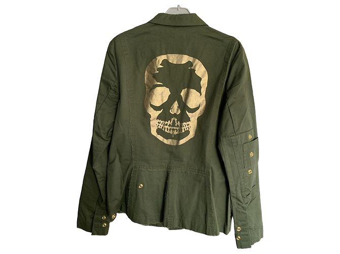 Zadig & Voltaire Jacke aus Baumwolle Khaki Größe L