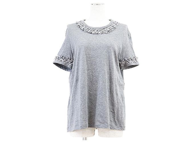 Timeless Camiseta de algodão Chanel P37903 Marrom