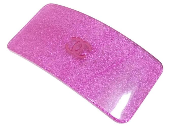 Fermaglio Chanel Rosa e Argento