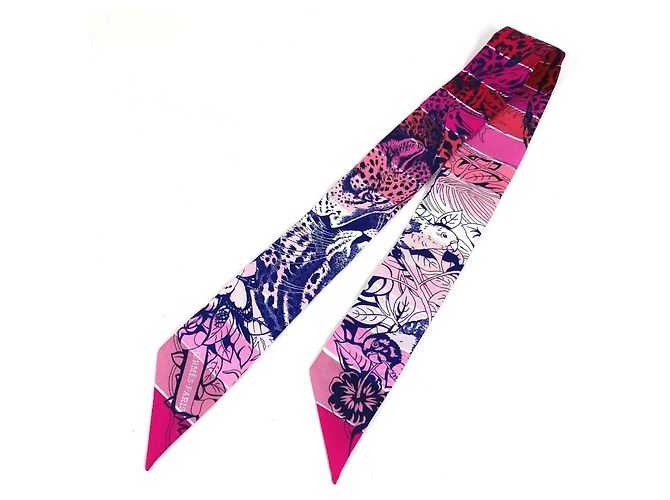 Lenço Twilly Jungle Love da Hermès Multicor