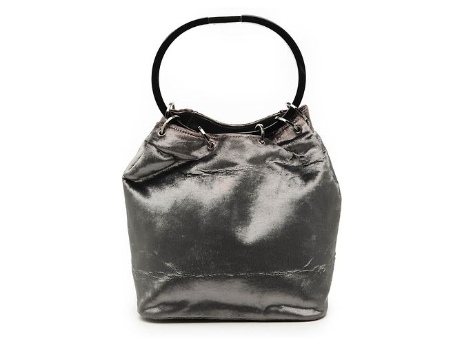 Secchiello in Velluto Argento Gucci