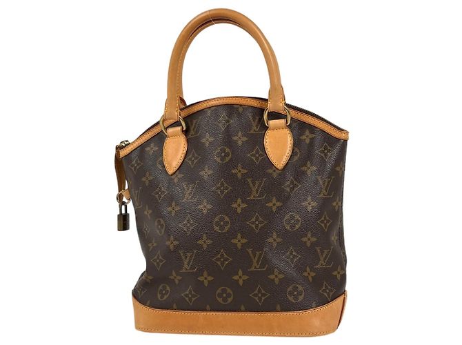 Sac à main Lockit de Louis Vuitton Marron Monogramme