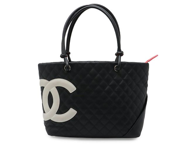 Sac cabas large Chanel Cambon Line Coco Mark Noir
