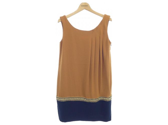 Autre Marque Tunica Diagram Marrone Blu navy