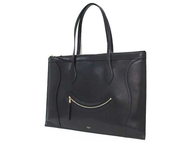 Céline Borsa tote in pelle di vitello nera Celine Nero