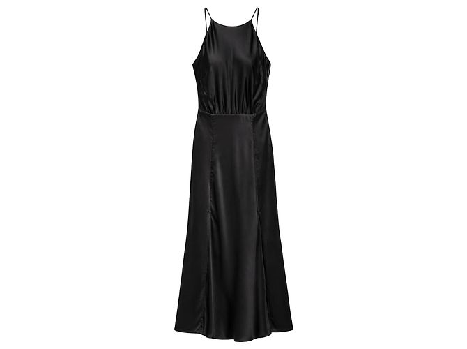 Zimmermann Kleid aus schwarzer Seide