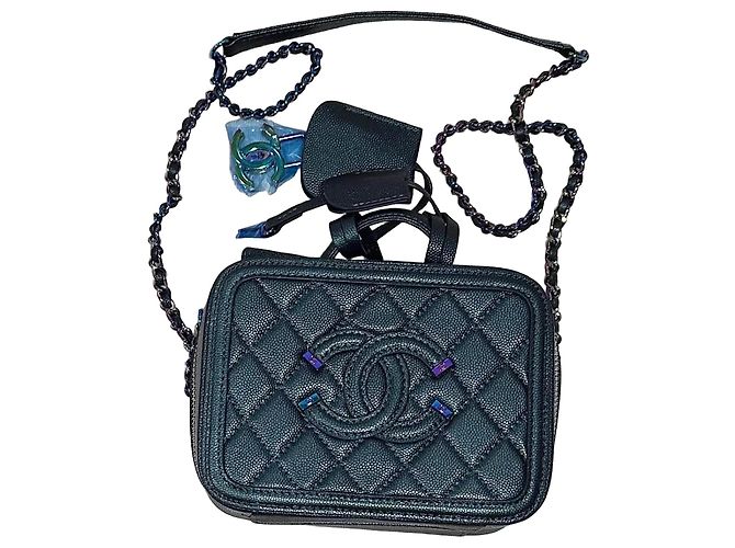 Chanel Filiarem Vanity Case Small de Couro Multicor