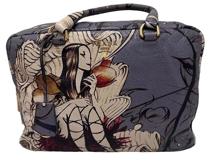 Bolsa Prada Fairy Bag Multicor Couro Exótico