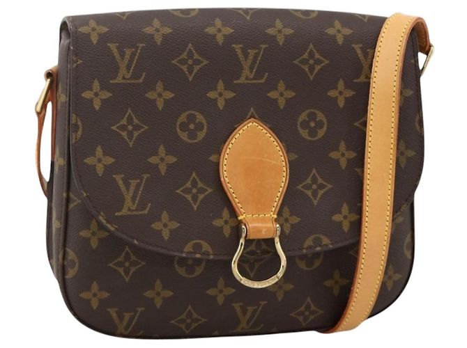 LOUIS VUITTON Borsa a Spalla Monogram Saint Cloud GM M51242 LV Auth am11219 Monogramma