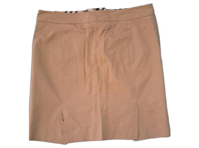Burberry Rock aus Baumwolle Camel Kamel