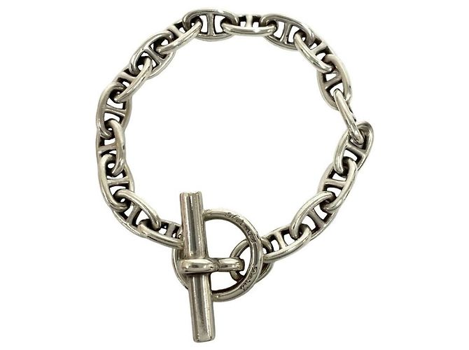 Hermès Bracciale Charm Chaine d'Ancre PM Vintage Hermes Argento