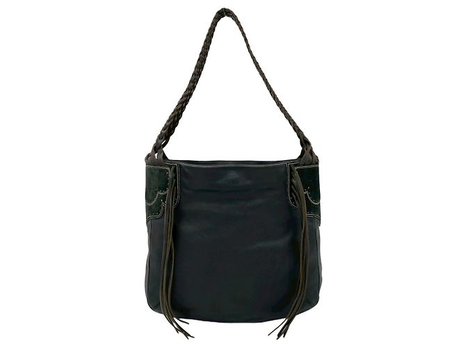 Borsa tote Loewe in pelle nera Nero