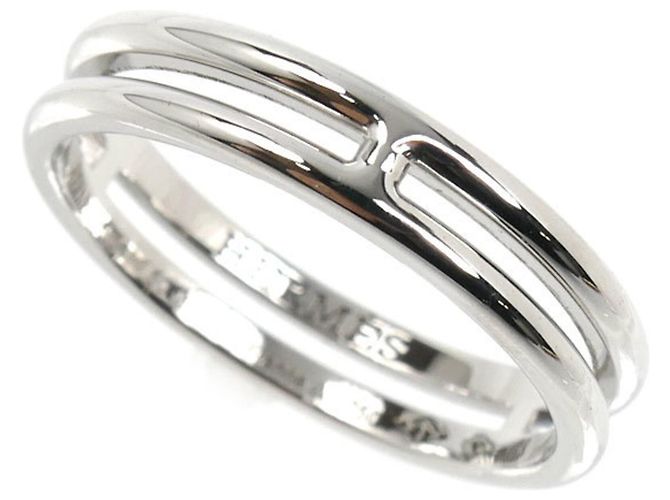 Ring Hermès Bague Ariane en or blanc 18K Hermes 