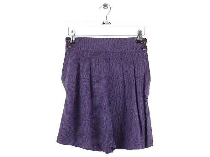 Alaïa Mini short violet Roxo