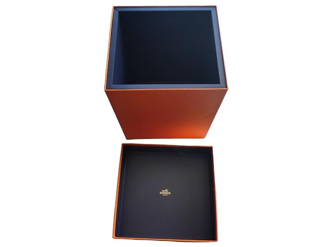 boite hermès blue box pour sac a main hermès commande spéciale  VIP Orange