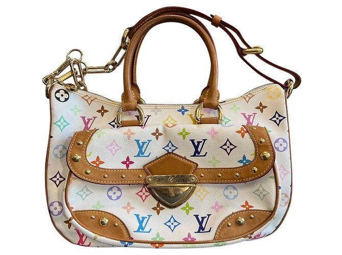 2010 Louis Vuitton x Takashi Murakami Monogram Multicolore Rita Handbag