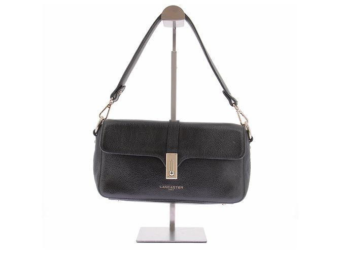 Autre Marque LANCASTER Handtasche aus schwarzem Leder