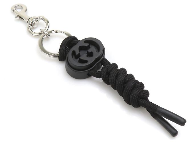 Charm per borsa in nylon nero Gucci