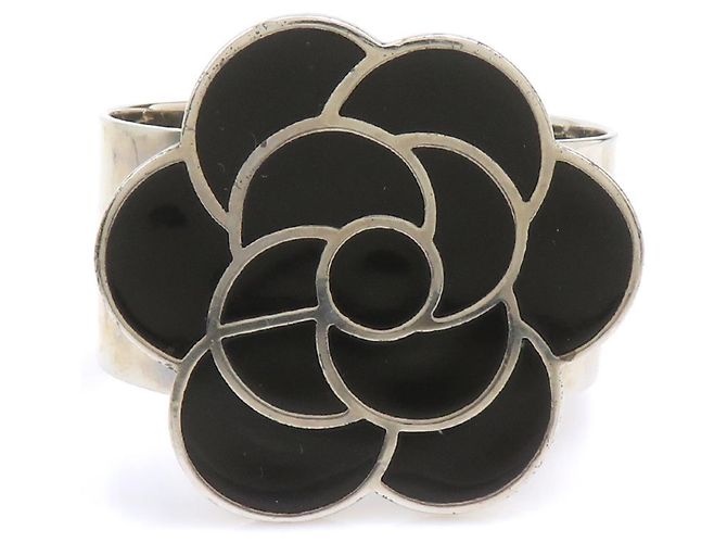 Bracciale Bangle Chanel in nero e argento 