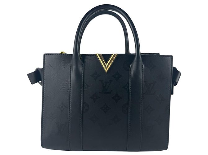 Borsa in pelle nera Louis Vuitton Nero