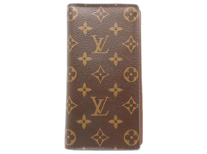 Louis Vuitton Brown Monogram Brazza Wallet